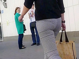 Pretty woman with nice ass