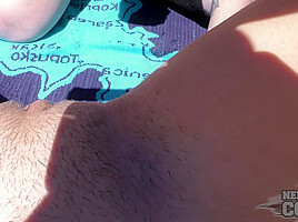 Public Beach Lesbian Pov Sex Tape On Vacation With Miss Pussycat And Andy teen 18+