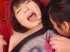 Pussy toying for big milk sacks japanese