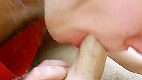 Real homemade ugly skinny girl makes a blowjob