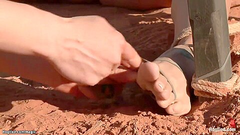 Redhead Hitchhiker Fucked In The Desert