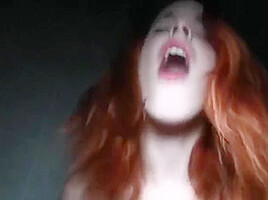 Redhead Suck and Fuck in Public Bathroom
