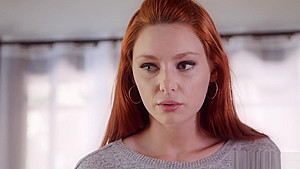 Redhead teen 18+ seduces and fucks with older stepbro