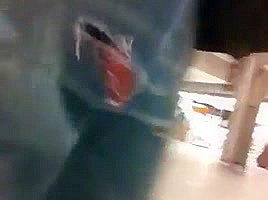 Ripped jeans in shopping center(CORRECTED ROTATION)