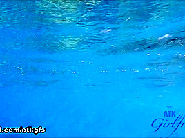 Rosalyn Checks Out The Aquarium, And Does Some Snorkeling - ATKGirlfriends