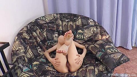 Rose Nore Strips Naked On Her Chair After Reading