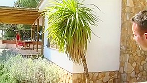 Rubia Tetona Follada En El Patio