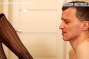 Russian Mistress Femdom Humiliation and Foot Worship