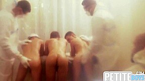 Seducing Gay Dudes Finger Petite Assholes In Group Sex With Czech Hunter
