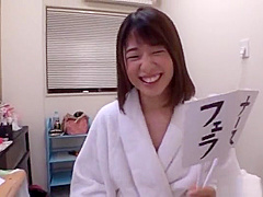 Sensual handjob session involving spicy Kawakami Nanami
