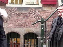 Sex trip guy fingers dutch hookers pussy