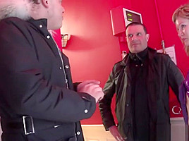 Sex trip guy fingers dutch hookers pussy