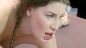 Sexy Girls Are Kissing Each Other During Erotic Lesbian Sex