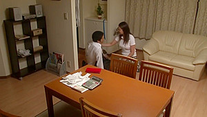 Sexy Japanese whores gets really naughty in the living room