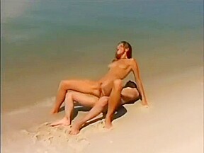 Sexy Jennifer Stone hard fuck on beach