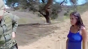 Sexy Latina Is Arrested At The Border And Fucked Hard