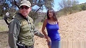 Sexy Latina Is Arrested At The Border And Fucked Hard