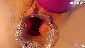 Sexy Waitress Sarah Panty Stuffing Real Convulsing Fema