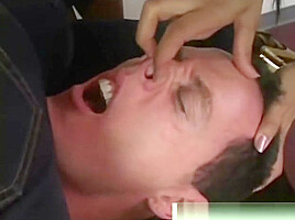 Sexy cfnm bitches face sitting