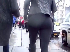 Sexy girl in leggings