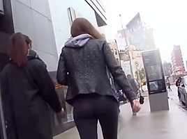 Sexy girl in leggings