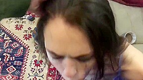 Sexy trollop gets throatfucked