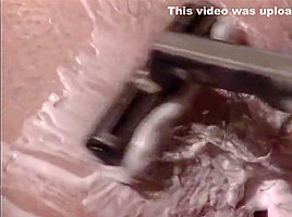 Shaving lesbian pussy and playing with it