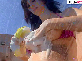 She Washes His Car And He Can Fuck Her Afterwards