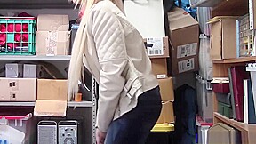 Shoplifter Zoey Clark Fucked And Cum Showered On Her Face