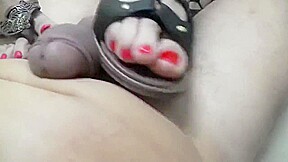Six feet shoejob and sockjob