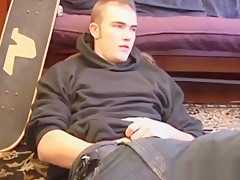 Skater Boy Christian Wilde Jacking Off