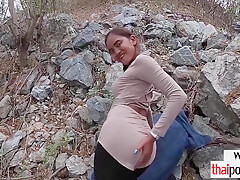 Skinny Amateur Thai teen 18+ Cherry Emptying Her Bfs Saturated Balls Outdoor