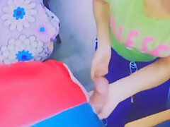 Skinny Indian Sucking Cock Gets Into Doggy Style To Squirt Cum From Her Cute Ass