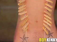 Skinny Twink Slave Tormented By Maturesebastian Kane