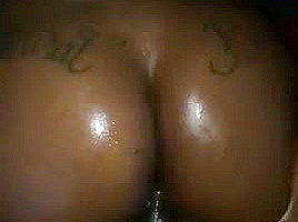 (Slow motion ) big booty ebony girl getting fucked hard