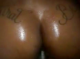 (Slow motion ) big booty ebony girl getting fucked hard