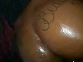 (Slow motion ) big booty ebony girl getting fucked hard