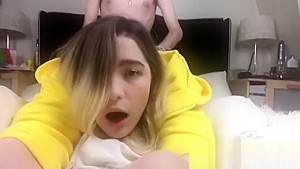 Slutty Cosplay Pikachu Fuck & Facial