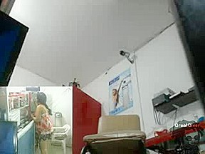 Slutty cam girl drilling her ass with a toy