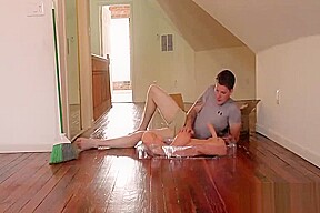 Smoking hot guys fucks a sex doll