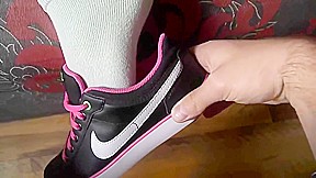 Sneakers,socks and feet