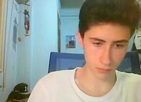 Spanish cute boy with tight round ass big cock on cam