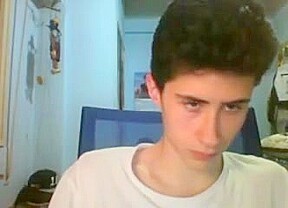 Spanish cute boy with tight round ass big cock on cam