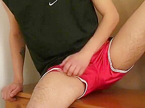 Sportlads - Ian in Red Shorts