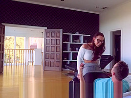 SpyFam Step sister Aidra Fox caught musical masturbating