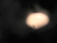 Spying the clean shaved amateur pussy through key hole