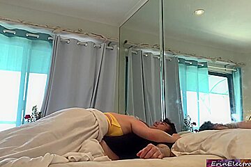 Stepmom And Stepson Have To Share A Bed