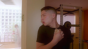 Stepsis asks stepbro to assists with shaving her pussy