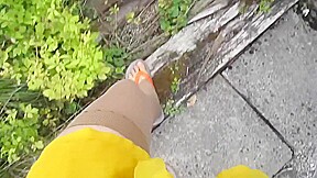 Stinging Nettle Gardening Ruined Hands Bicycle Ride to Country Village Fun