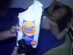 Straight hazing college twinks sucking cock before anal